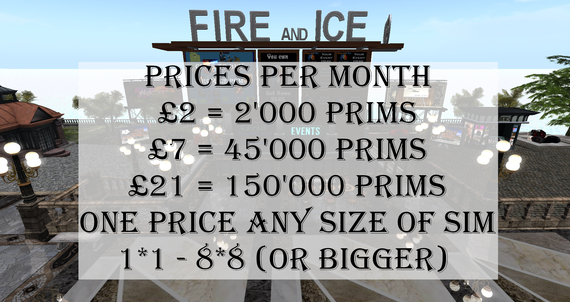 Fire And Ice Grid -  Land Prices